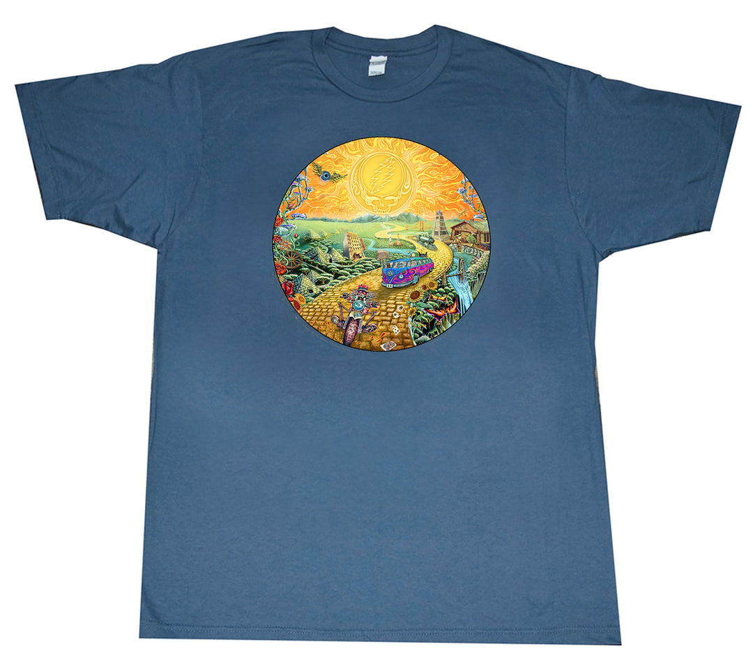 Happylife - Grateful Dead Golden Road Solid T-Shirt