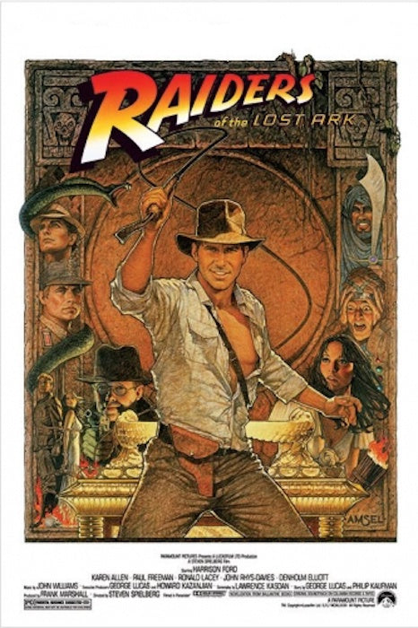 Indiana Jones Raiders of the Lost Ark Poster B