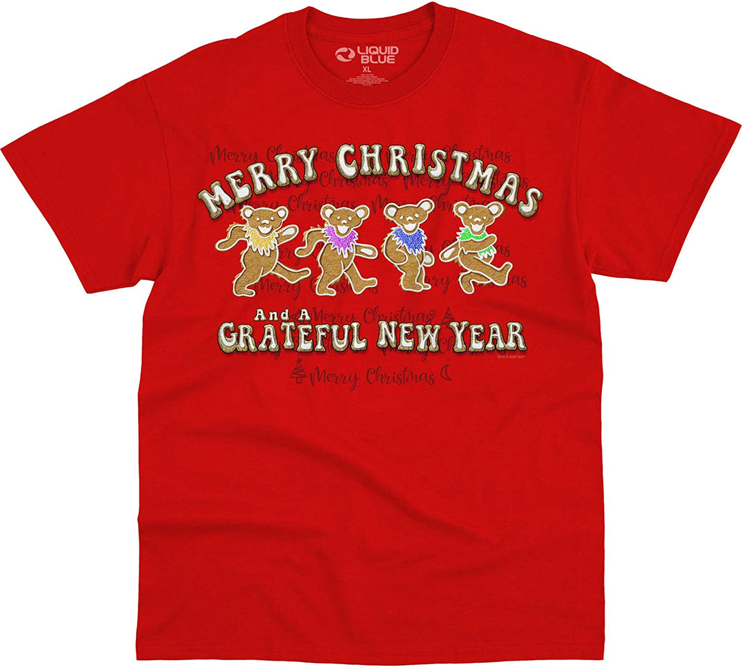 Gingerbread Grateful Dead Bears T-Shirts