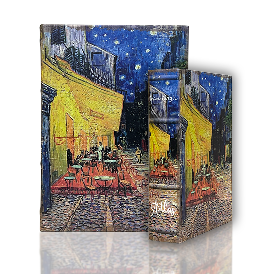 Cafe Terrace at Night Book Box