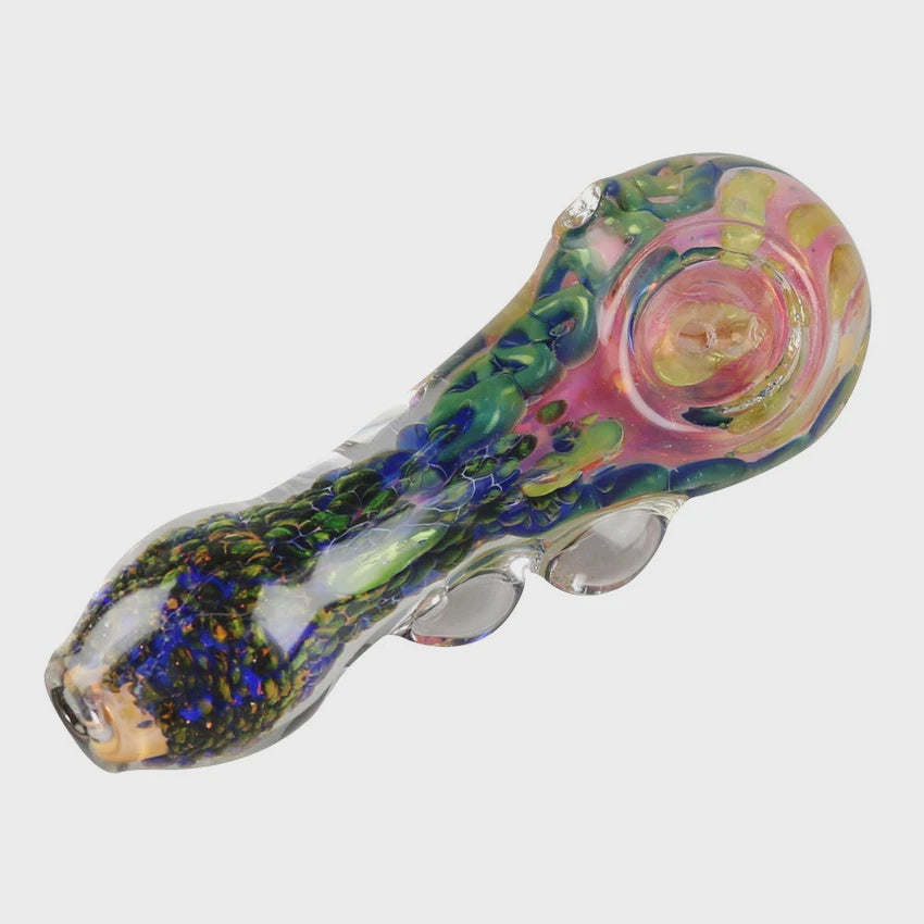 Bubbling Evolution Glass Spoon Pipe | 5"