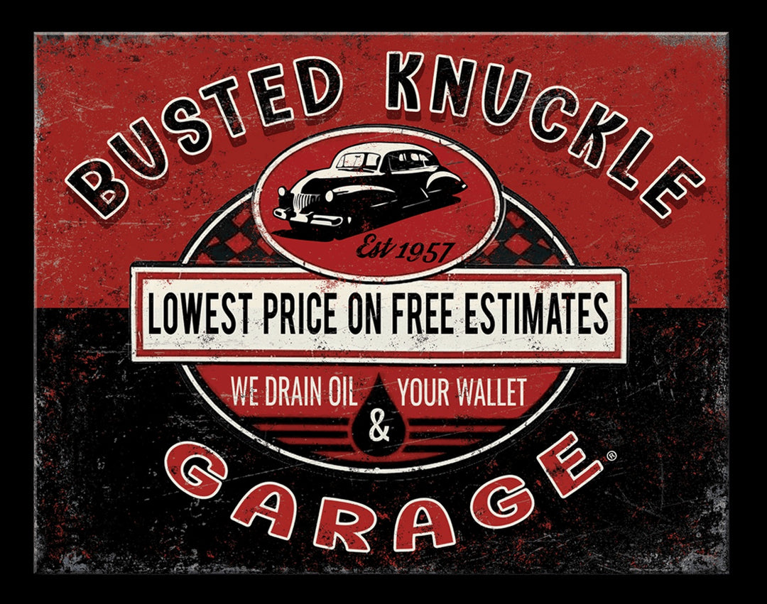 BKG-Lowest Price Tin Sign