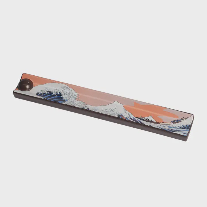 Ceramic Incense Holder - Great Wave