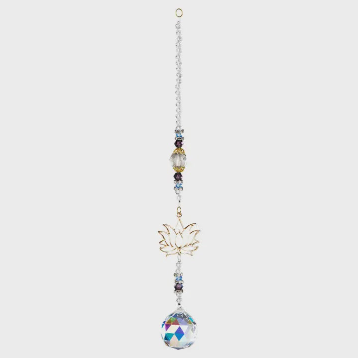 Lotus Crystal Suncatcher 55204