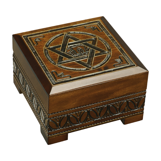 Star of David Wood Box