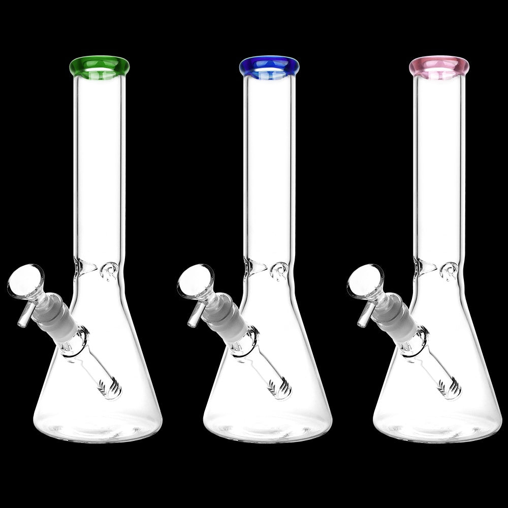 11" Classic Glass Beaker Water Pipe | 14mm F | Colors Vary