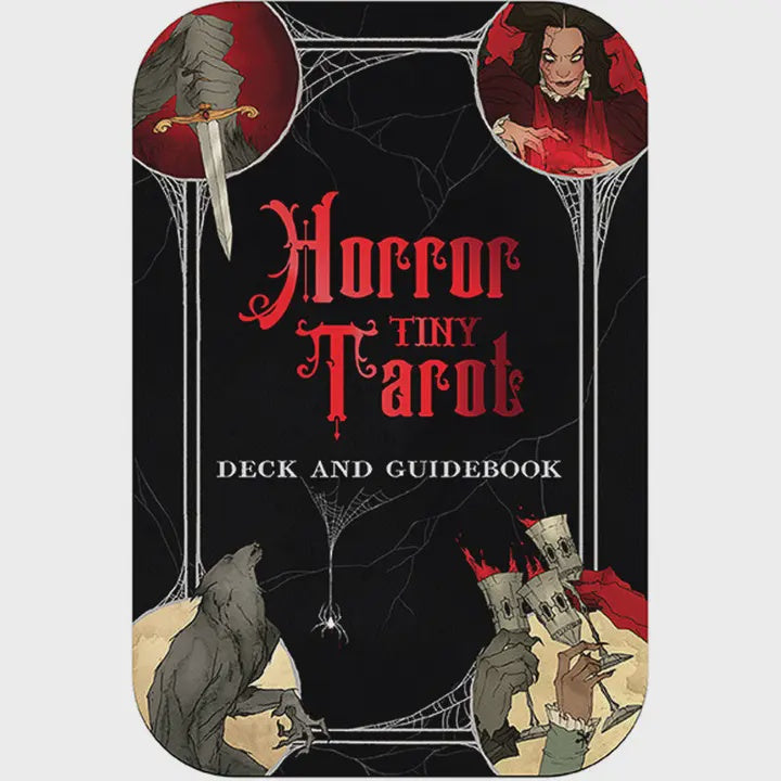 Horror Tiny Tarot Deck & Guidebook