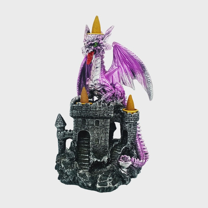 3 Pieces Dragon Back Flow Incense Burner