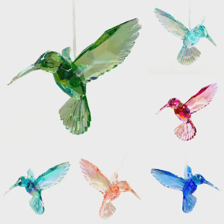 Acrylic Hummingbird Ornament
