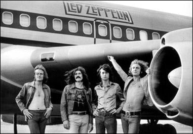 Led Zeppelin Airplane Poster