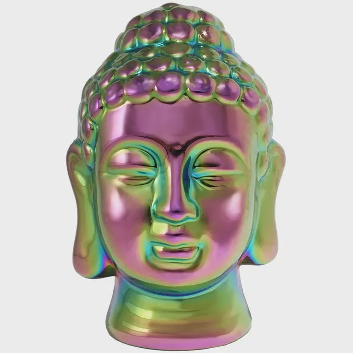 Iridescent Rainbow Buddha Bust DDC104