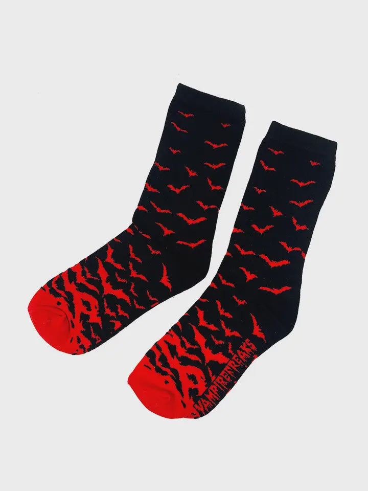 VampireFreaks - Bats Crew Socks