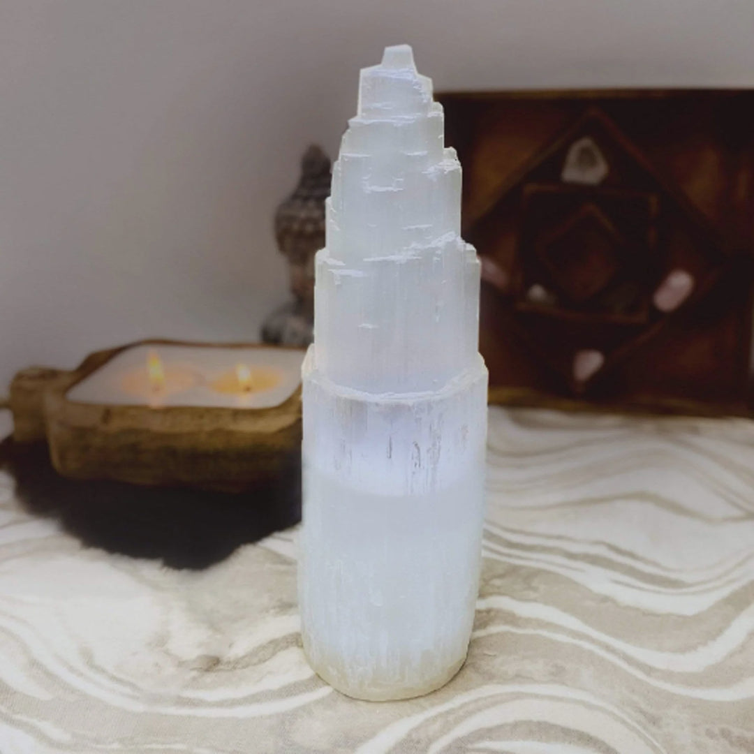 Selenite Lamp
