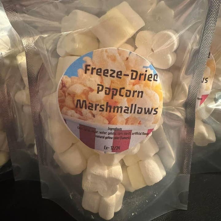 Freeze Dried Popcorn Marshmallows