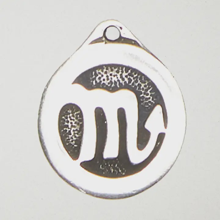 Zodiac Talismans - Small Pewter Pendant