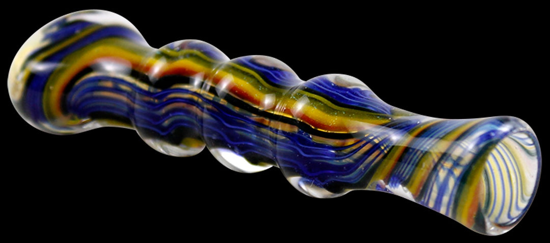 Dichro Rainbow Glass Chillum 3" GA2584