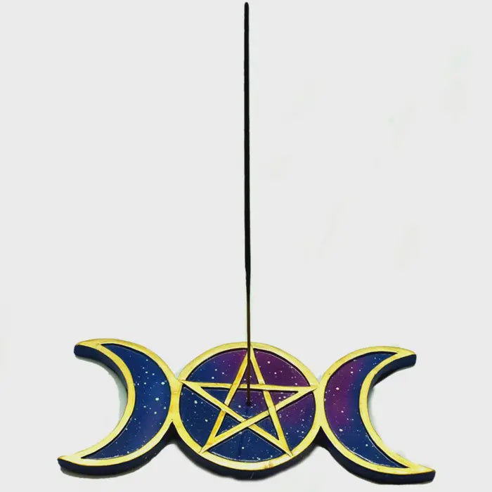 Fantasy Gifts - Pentagram Moon Incense Burner