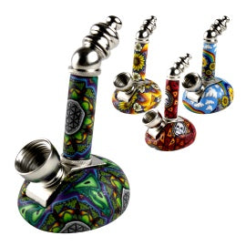 Metal Fimo Sherlock Pipe Removeable Base - Asst. Designs