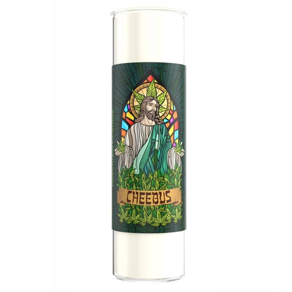 Weed Gods Prayer Candle Cheebus