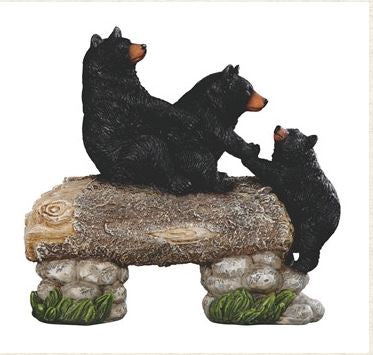 Bear Crossing Bridge Statue 54693