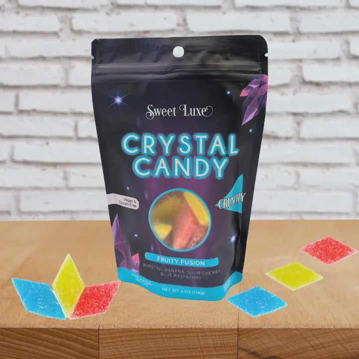 Sweet Luxe New Extra Crunchy Crystal Candy - Fruity Fusion Flavor Mix