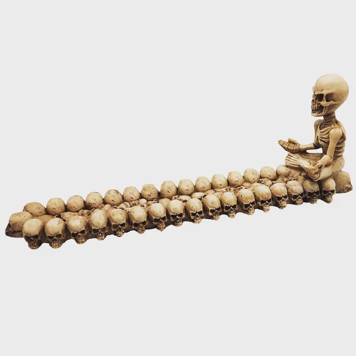 Yoga Skeleton Incense Burner 3398