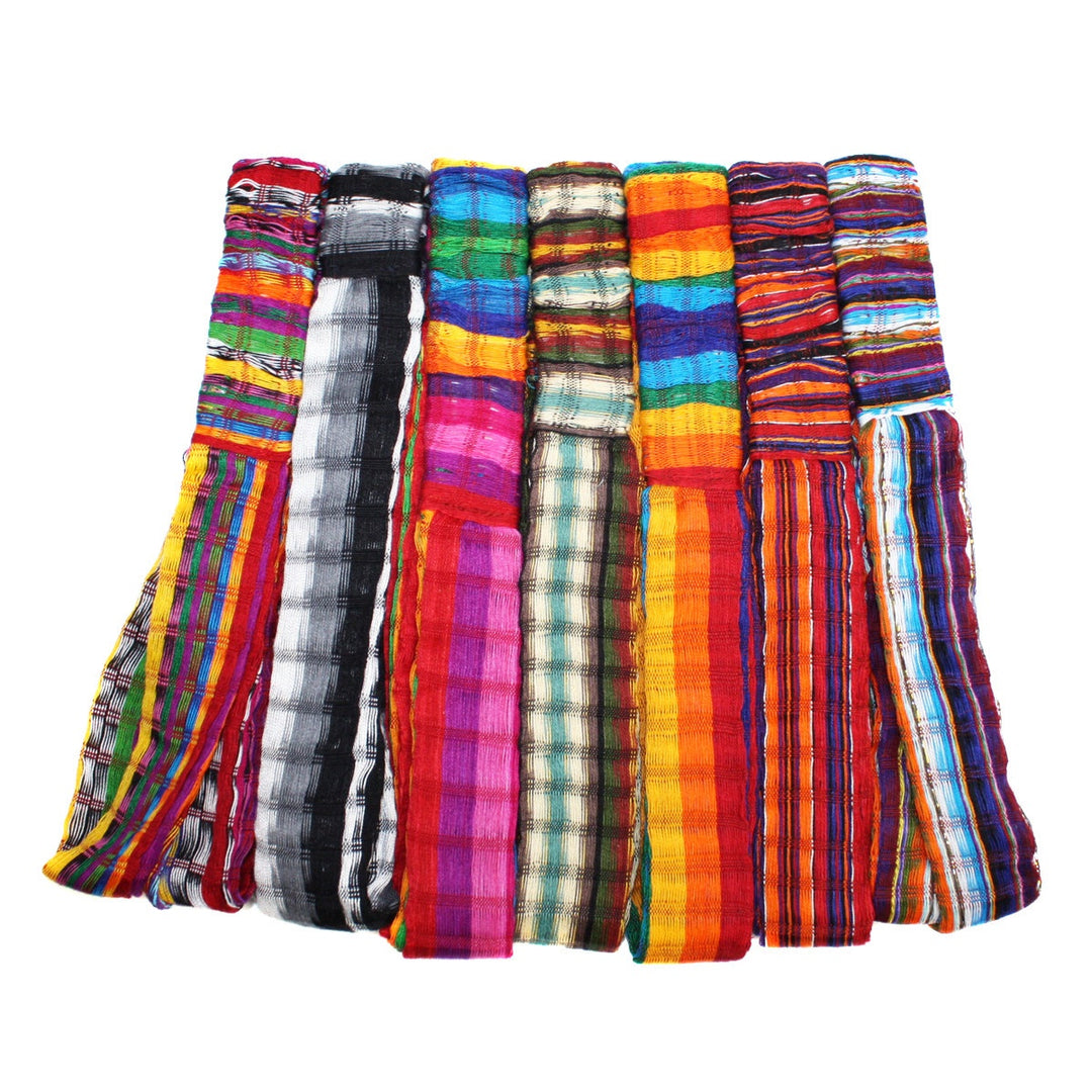 Multicolored Woven Cotton Guatemalan Headband - Assorted