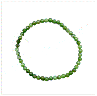 Oceanic - Nephrite Jade Beaded Bracelet