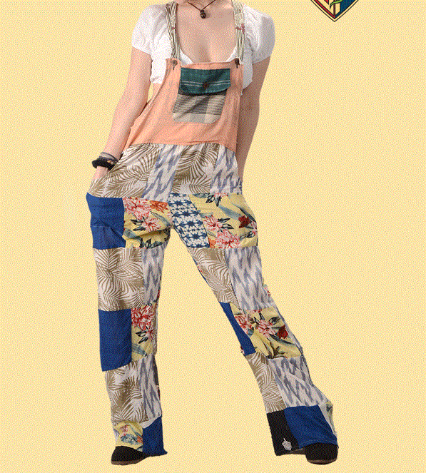 Gypsy Rose - Patchwork Overalls