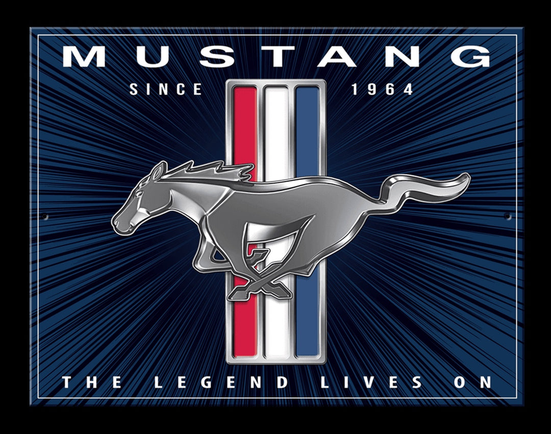 Mustang Lives On 10.75" x 8.25"
