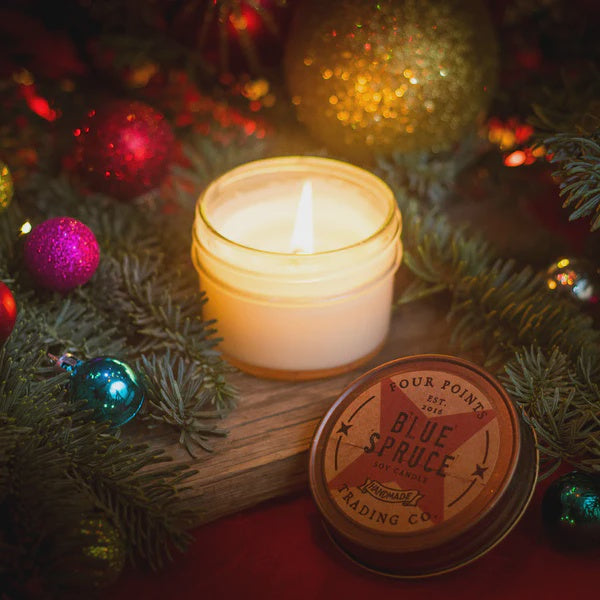 Four Points 4oz Soy Candle - Blue Spruce