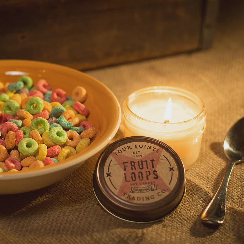 Four Points 4oz Soy Candle - Fruit Loops