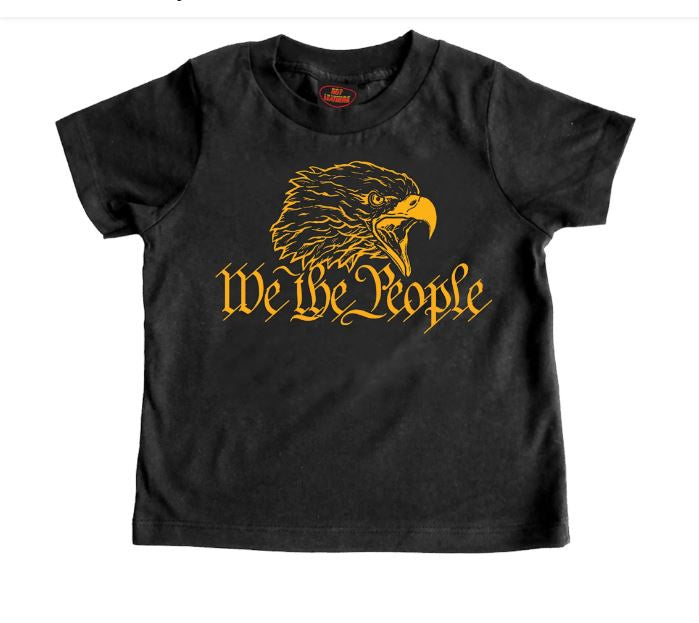 Hot Leathers - "We The People" Black Kids T-Shirt