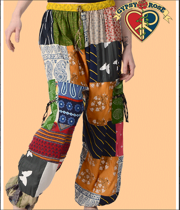 Gypsy Rose - Cotton Patchwork Pant