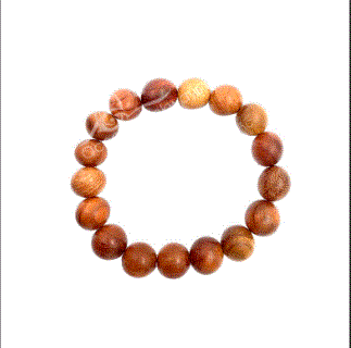 Oceanic - Rose Wood Beaded Bracelet