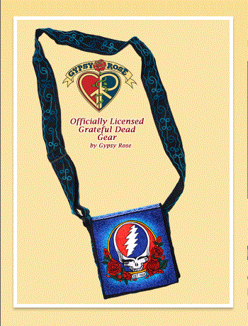 Grateful Dead SYF Roses Embroidered Messenger Bag