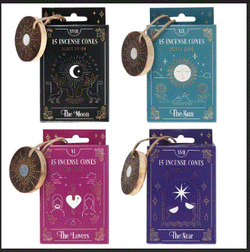 Tarot Card Incense Cones