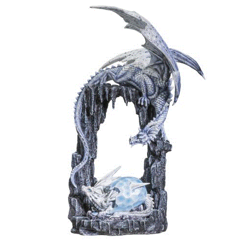 Pacific - Ice Cave Dragon Family Statue 14010