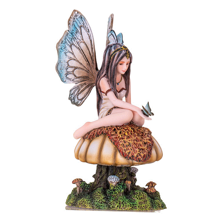 Pacific - Butterfly Fairy on Mushroom Statue 15789