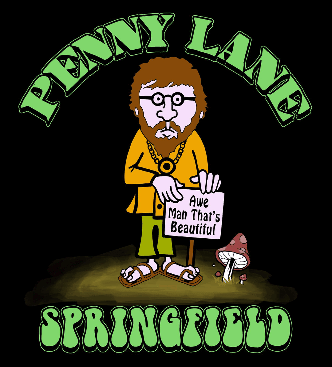 3D Penny Lane Sticker