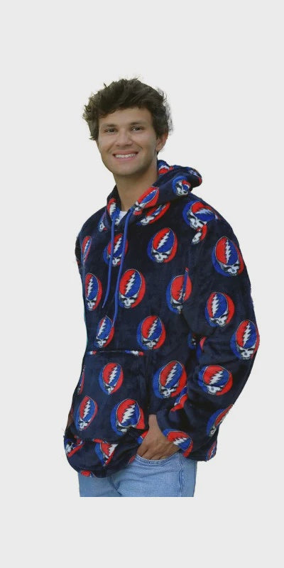 Grateful Dead Stealies Cozy Fleece Hoodie