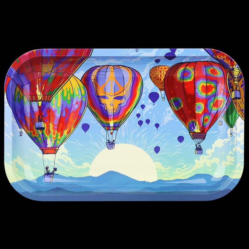 Grateful Dead x Pulsar Metal Rolling Tray | Hot Air | 11"x7"