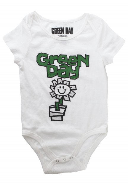 Green Day Flowerpot Toddler Onesie