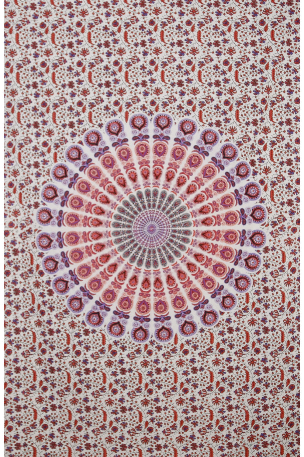 ZFL Circle Plume Tapestry Pink/Purple/Red