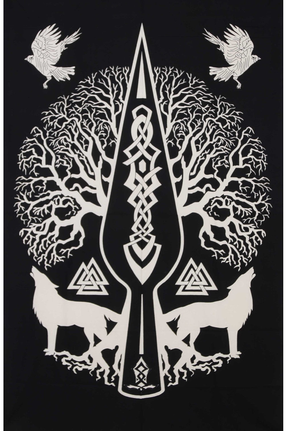 ZFL Celtic Wolf Tree Tapestry