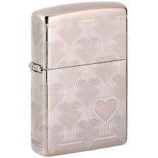 Heart Design Zippo Lighter