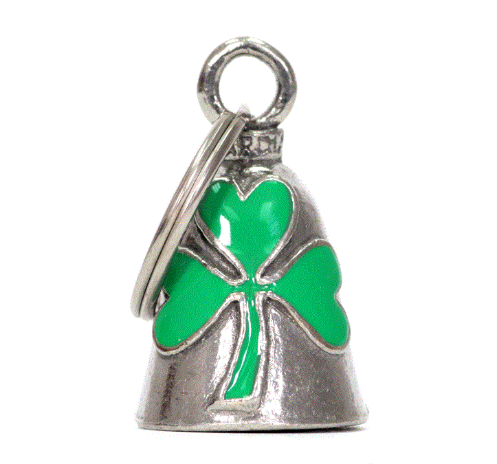Hot Leathers - Green Clover Silver Bell
