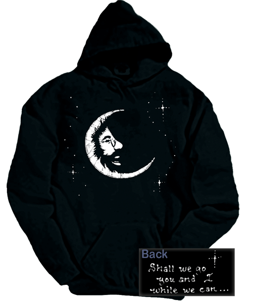Jerry Moon Black Pullover Hoodie