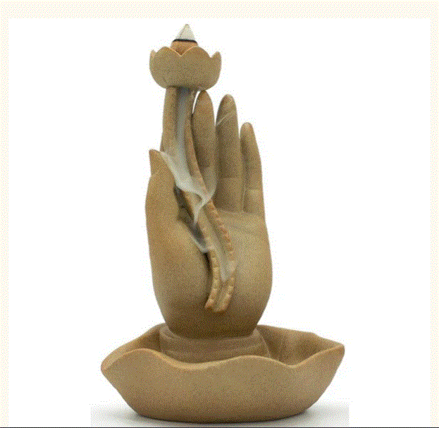 Serenity Hand Backflow Incense Burner