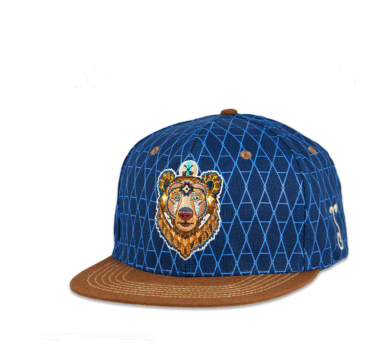 Grassroots - Frank Brothers Brother Bear Blue Snapback Hat